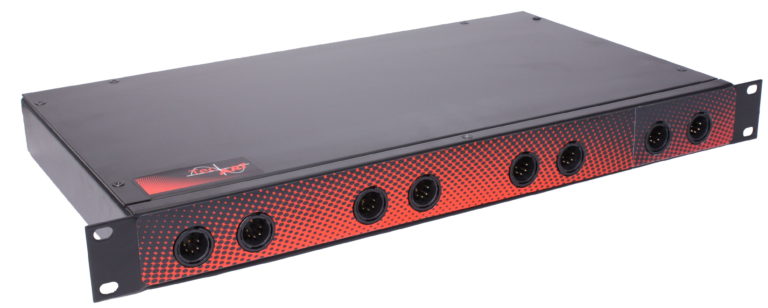 TecArt Main/Backup Switcher Rack Mount DMX 8 in 4 out