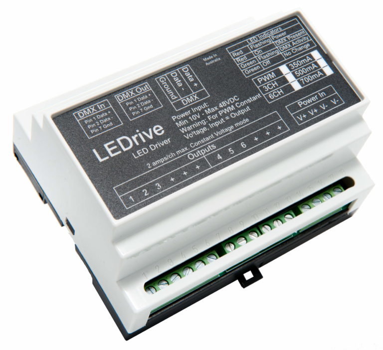 TecArt LEDrive CV 6 DIN Rail DMX/RDM