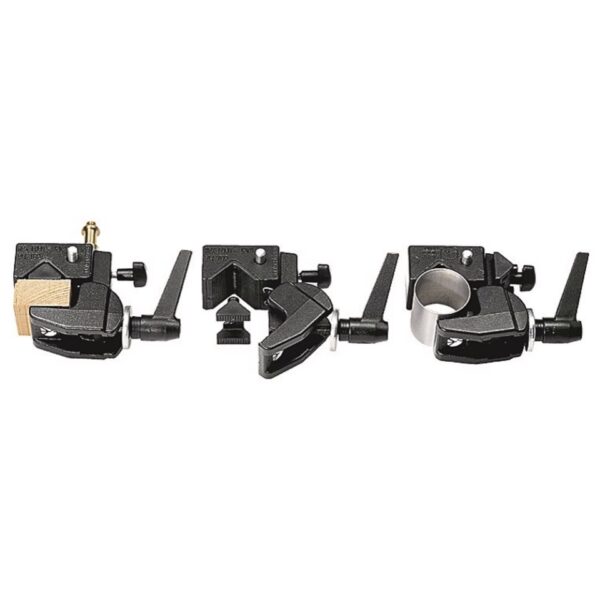 Avenger C1575B Clamp Super Dual Locking Jaws 13-55mm 15kg payload Blk Alum incl wedges w0.45kg