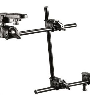 Manfrotto 196B-3 Arm Articulated w Bracket Sing Extends to 85cm 1kg Payload 2x 16mm Stud 1/4'' & 3/8'' F