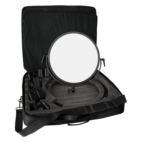 Lishuai Edgelight LED Panel Bicolour 45cm Round 60W with batteries and charger - Image 5