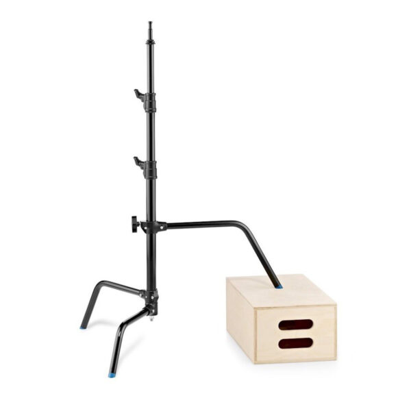 Avenger A2018LCB Stand Light C-Stand 18CB 84-170cm 8kg Payload Black w Sliding Leg w4.3kg - Image 2