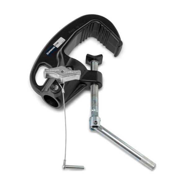 Avenger C100 Clamp Piper Jr 20 - 50mm 250Kg. 28mm Socket and Safety Cable Lock - Image 3