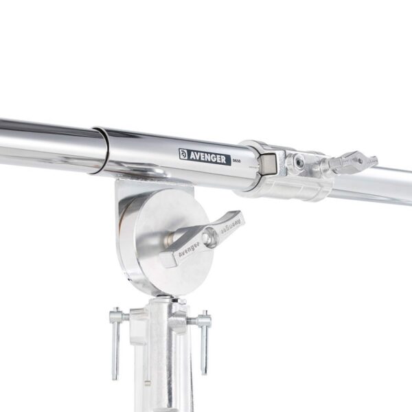 Avenger D650 Boom Arm Jr Chrome w weight 160-298cm 10-40kg payload 28mm Receiver 5/8 Pin - Image 2