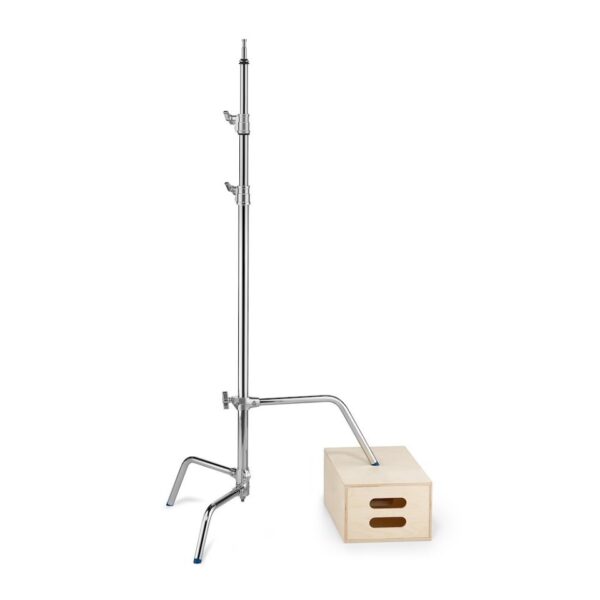 Avenger A2033LKIT Kit C-Stand w Grip Head & Arm 130-328cm 10kg payload Chrome w sliding leg w5.5kg - Image 14