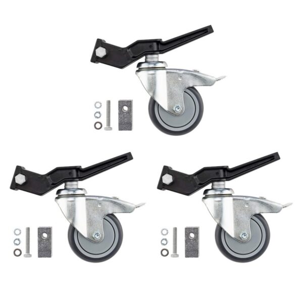 Avenger A9000NB Wheel Set with Brakes 10cm for square leg 20x20mm or 25x2 A105B 125B 115B 475B & 105B