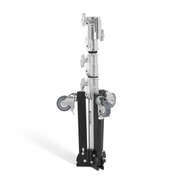Avenger A5012 Stand Roller 12 Folding Base 78-120cm 25kg payload Chrome & Black Steel w8kg - Image 7