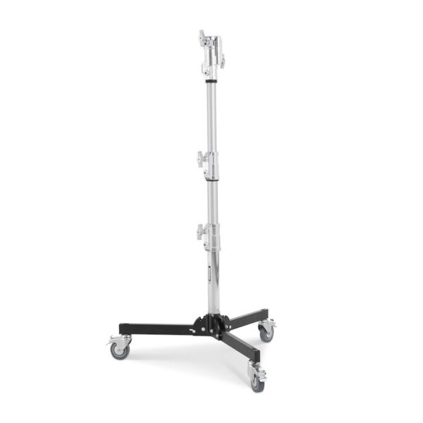 Avenger A5012 Stand Roller 12 Folding Base 78-120cm 25kg payload Chrome & Black Steel w8kg - Image 8