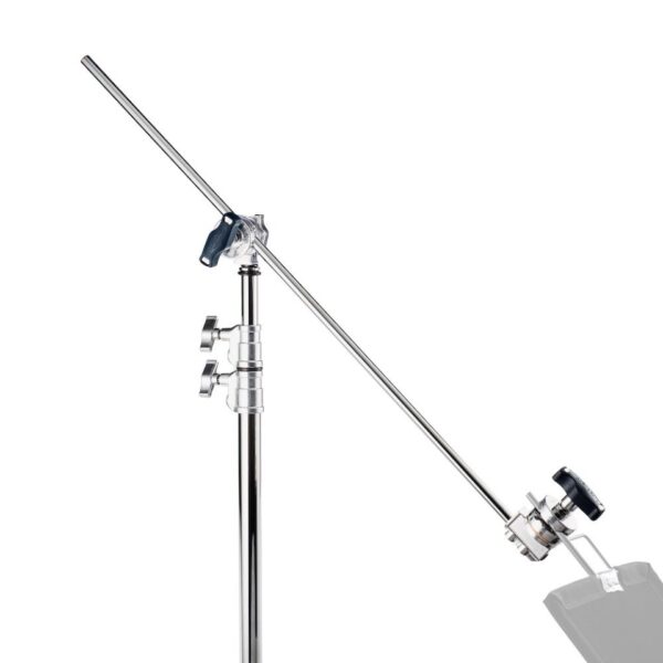 Avenger A2033LKIT Kit C-Stand w Grip Head & Arm 130-328cm 10kg payload Chrome w sliding leg w5.5kg - Image 4