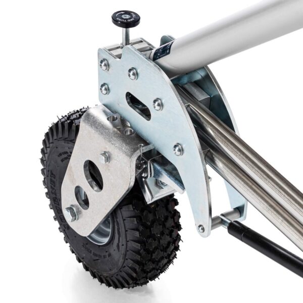 Avenger B7057FF Stand Long John with Gas Lift 180-570cm 120kg payload Steel FOAM FILLED wheels w85kg - Image 3