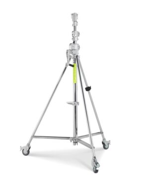 Avenger B6039CS Stand Light High Wind Up 39CS 180-370cm 30kg payload Chrome w Braked Wheels w24kg