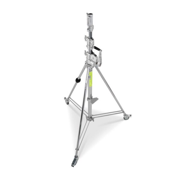 Avenger B6039CS Stand Light High Wind Up 39CS 180-370cm 30kg payload Chrome w Braked Wheels w24kg - Image 6