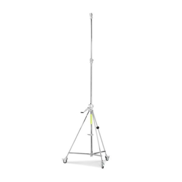 Avenger B6039CS Stand Light High Wind Up 39CS 180-370cm 30kg payload Chrome w Braked Wheels w24kg - Image 7
