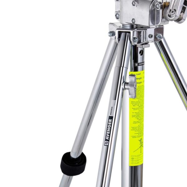 Avenger B6039CS Stand Light High Wind Up 39CS 180-370cm 30kg payload Chrome w Braked Wheels w24kg - Image 3