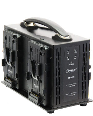 Dynacore D-4S Charger V-Lock Stand-Up for 4 batteries