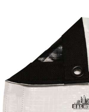 LARH Textile Griffolyn Black/White 12' X 12'