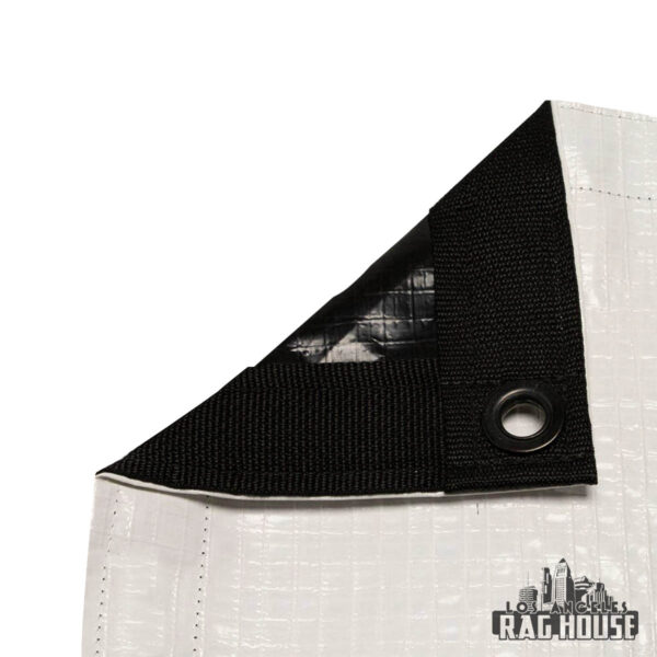 LARH Textile Griffolyn Black/White 6' X 6'