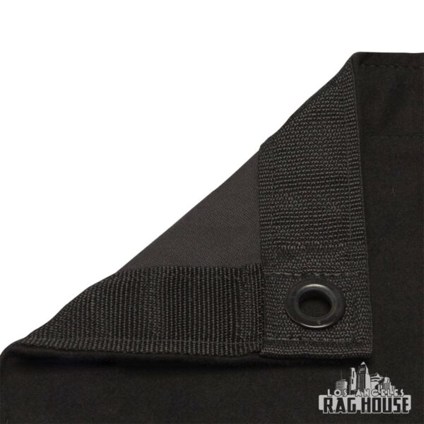 LARH Textile Solid Black 12' X 20'