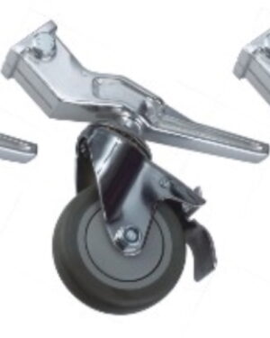 Ercole M11-036B Locking Wheel Set 22/25mm for 25 x 25mm tube leg