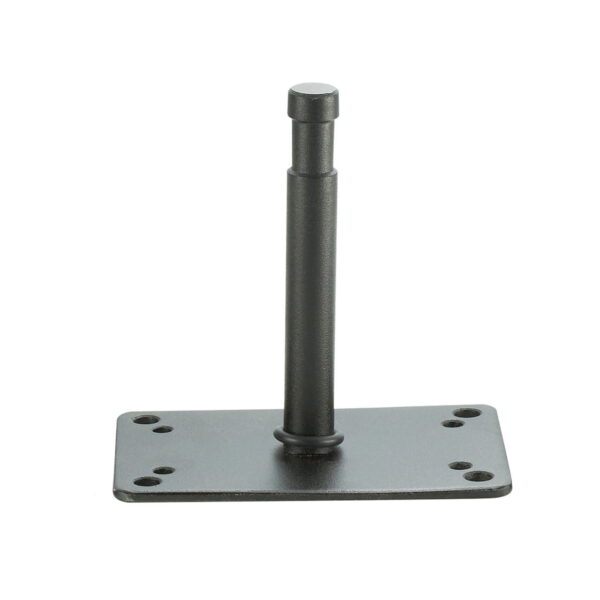 Ercole M11-027B Wall Plate Black with 16mm baby pin 12cm long