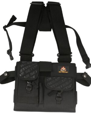 Setwear Radio Chest Pack iPad Hands-Free 9 x 8.5" Black