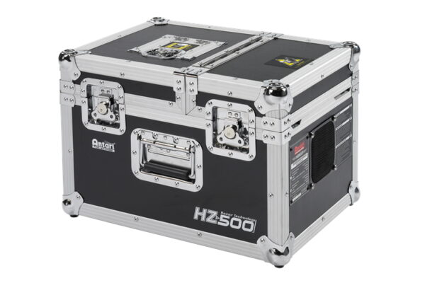 Antari HZ500 Silent Hazer on Flight case with on board control and DMX