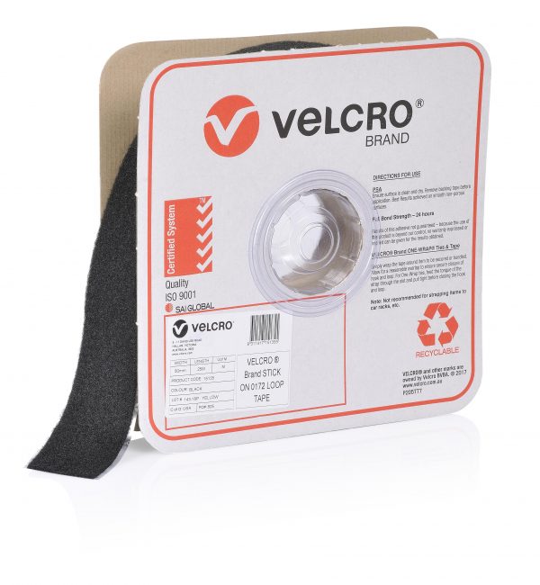 Velcro 0172 Loop Black 50mm x 25m