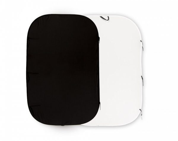 Manfrotto Lastolite BG Collapsible Rev 180x275cm Black & White Solid Color Double Sided Background