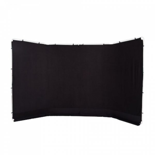 Manfrotto Lastolite BG Pano Cover 4m Black for Panoramic Frame LB7623 Stretch Background incl clips