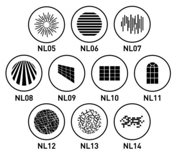 Nanlite NL05-14 Gobo Set of 10