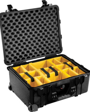 Pelican 1560 Case With Dividers Black