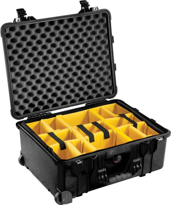Pelican 1560 Case With Dividers Black