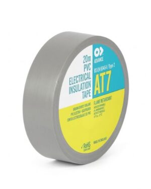 Advance AT7 Electrical Tape Flame Retardant Grey 19mm x 20m (520/203E equivalent)