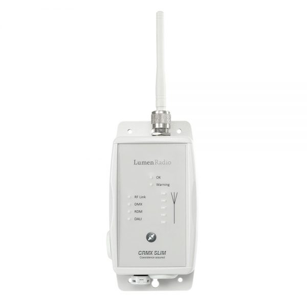 LumenRadio CRMX Outdoor Slim RX IP65 w/RDM & DALI Single Universe Receiver
