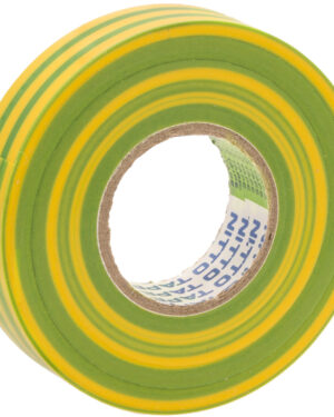 Nitto 203E Electrical Tape Yellow/Green 18mm x 20m