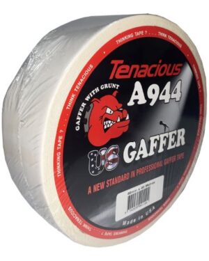 Tenacious A944 Cloth Tape Gaffer Semi Matt White 48mm x 40m (357 equivalent)