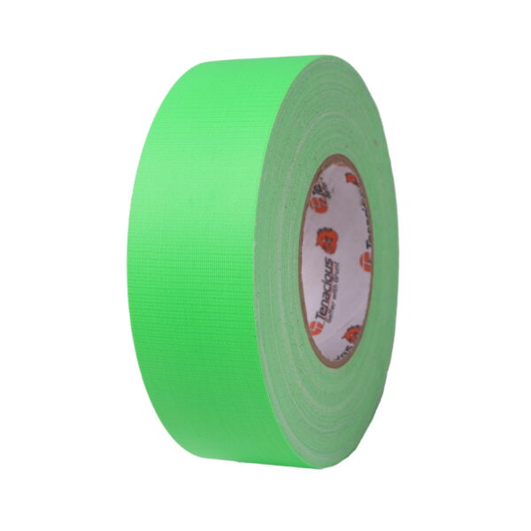 Tenacious FL166 Cloth Tape Fluoro Green 48mm x 50m (511 equivalent)