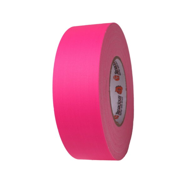 Tenacious FL166 Cloth Tape Fluoro Pink 48mm x 50m (511 equivalent)