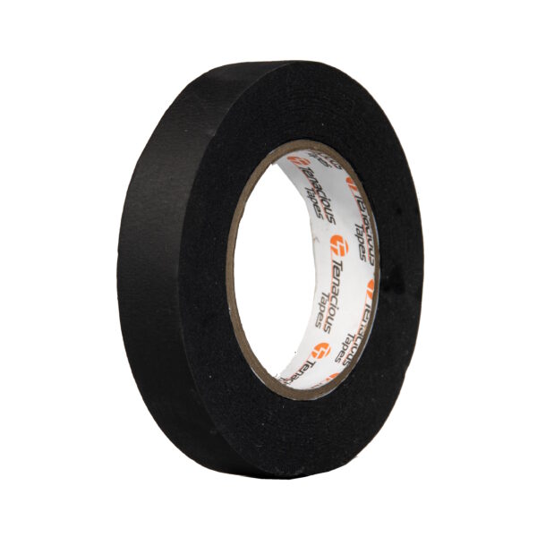 Tenacious P743BL Paper Tape Photographic Masking Matt Black 24mm x 55m