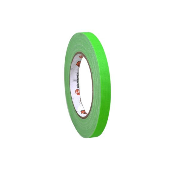 Tenacious FL166 Cloth Tape Fluoro Green 12mm x 25m (511 equivalent)