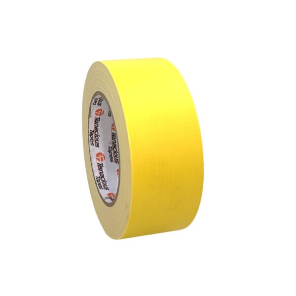 Tenacious K160 Cloth Tape Camera Matt Yellow 48mm x 25m (352 equivalent)