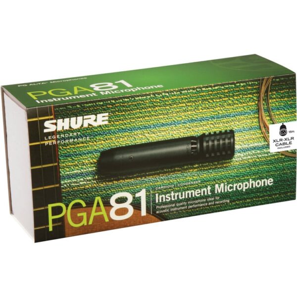 Shure PGA81 XLR Instrument Condenser Microphone - Image 5