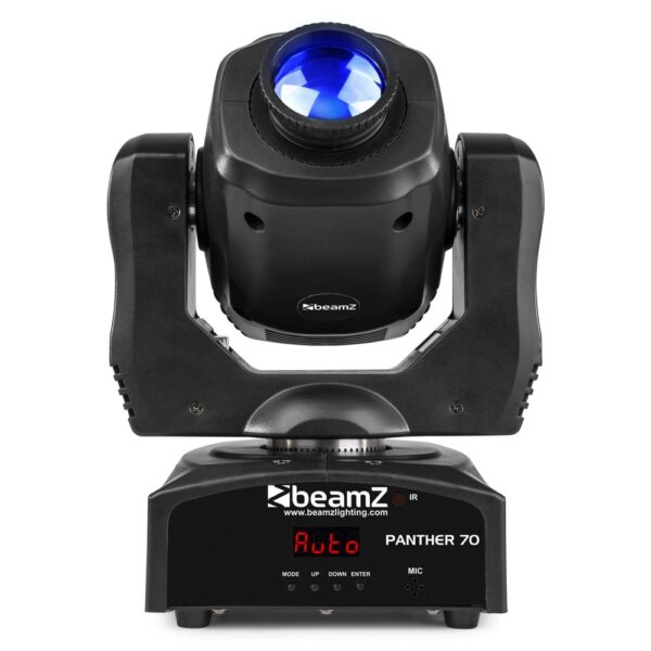 Beamz Panther-70 LED Moving Head Spot with IRC Remote - Image 2