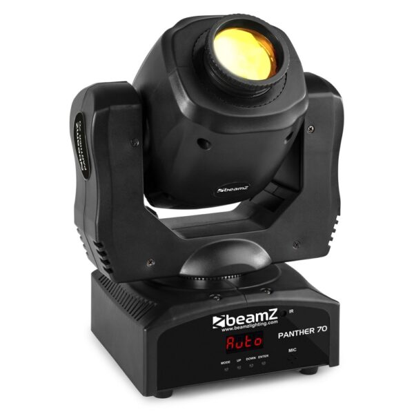 Beamz Panther-70 LED Moving Head Spot with IRC Remote - Image 4