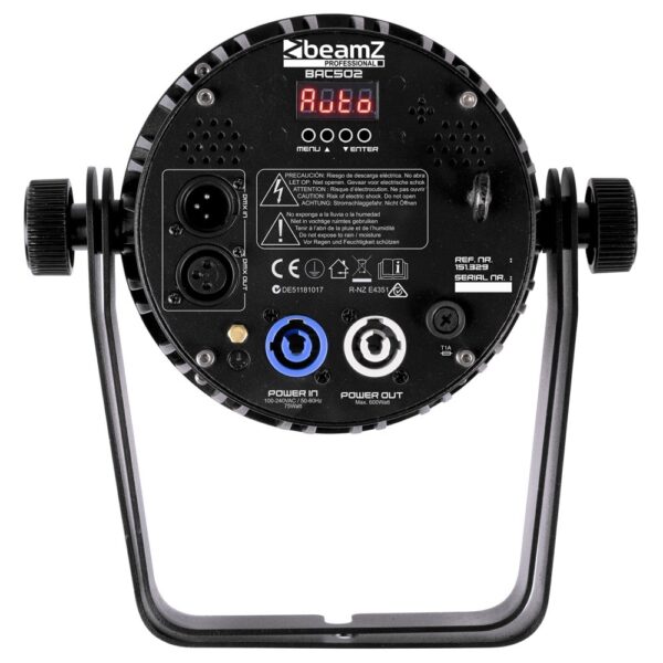 Beamz BAC500 7x14W 7-in-1 LED Parcan - Image 2