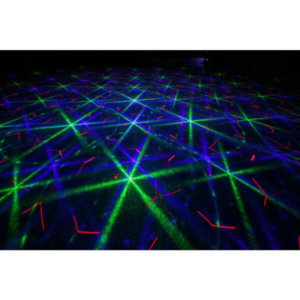 Beamz Bianca Double Laser 330mW RGB Gobo IRC - Image 4