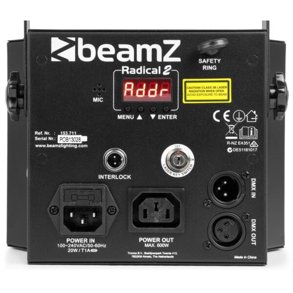 Beamz Radical II LED Multi Effect Light - Image 3
