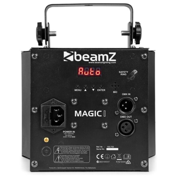 Beamz Magic 1 LED DJ Effect Light with UV and Strobe - Image 3