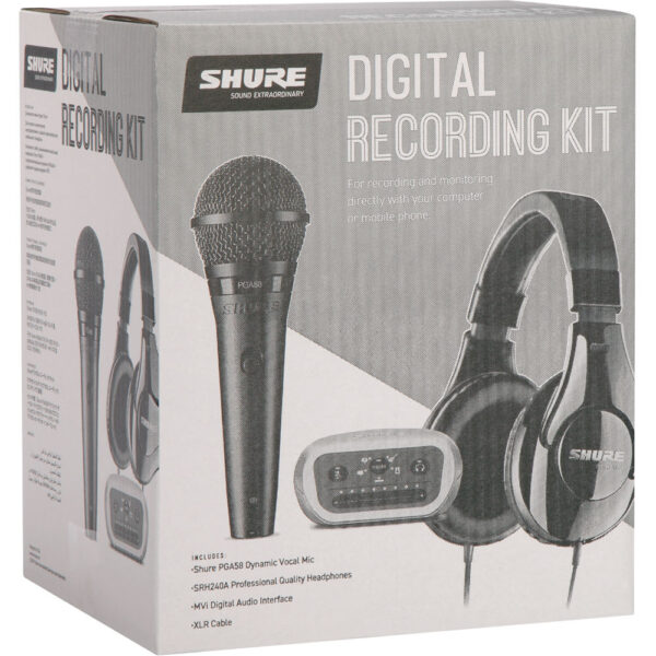 Shure Digital Recording Kit – P58CN240MVI - Image 3