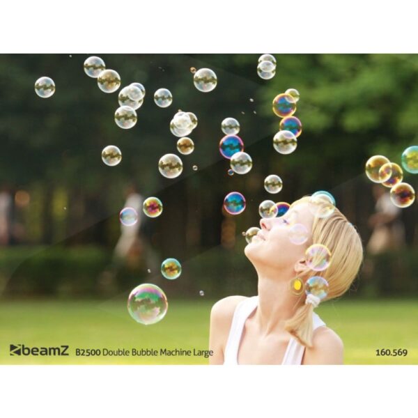 Beamz B2500 Professional Double Bubble Machine - Image 4